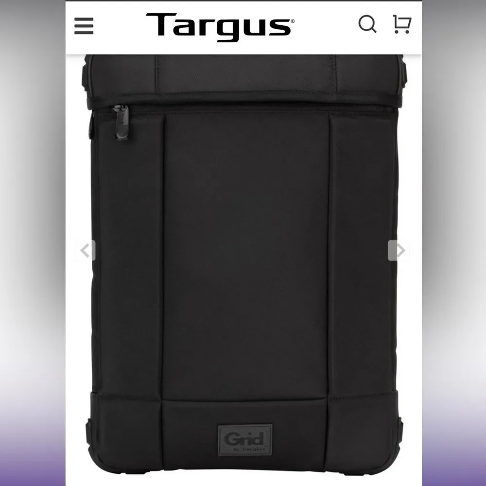 Targus 12-13” Grid High-Impact Vertical Slipcase w/ shoulder straps